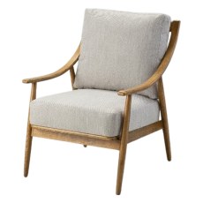 Reliant Mid-Century Modern Armchair | Natural Linen Reliant Mid-Century Modern Armchair | Natural Linen