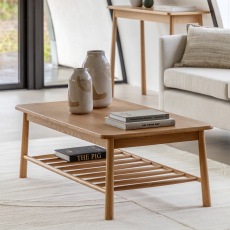 Wycombe Rectangular Oak Coffee Table