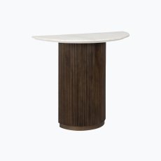 Mariela Half Moon Console Table