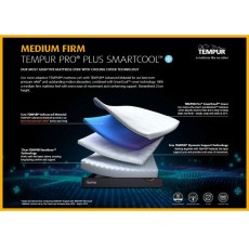 Tempur Pro Plus 25cm SmartCool - Medium/Firm Long Single Mattress