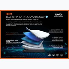 Tempur Pro Plus 25cm SmartCool - Firm Long Single Mattress