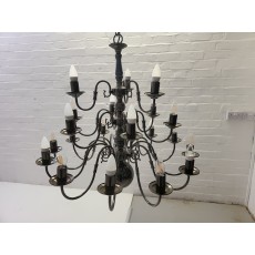 Impex Flemish Chandelier in Gunmetal Impex Flemish Chandelier in Gunmetal
