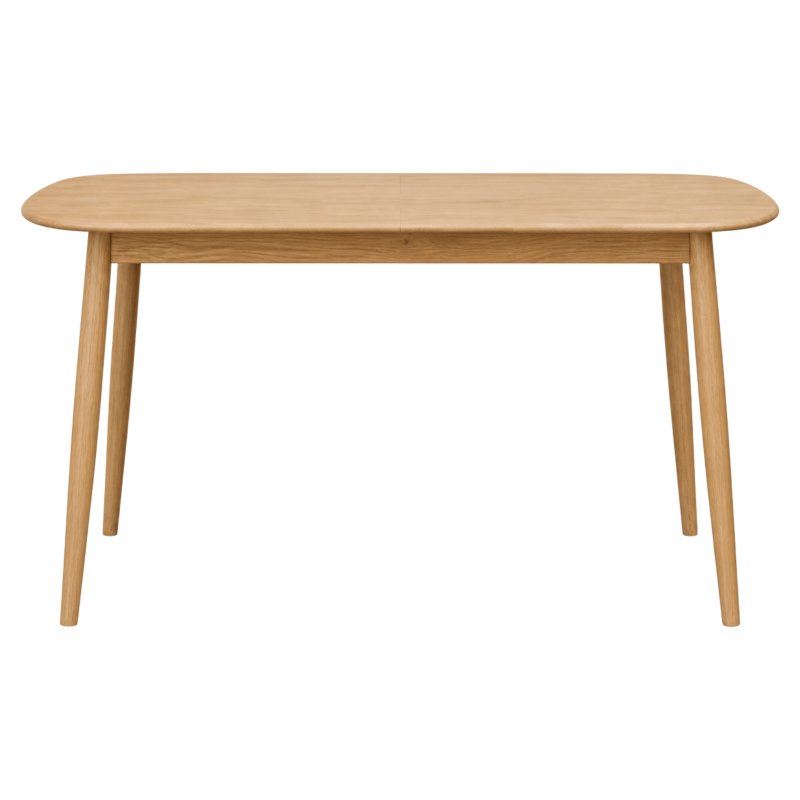 Malin Mid-Century Modern Small Extending Dining Table 125-165cm Malin Mid-Century Modern Small Extending Dining Table 125-165cm