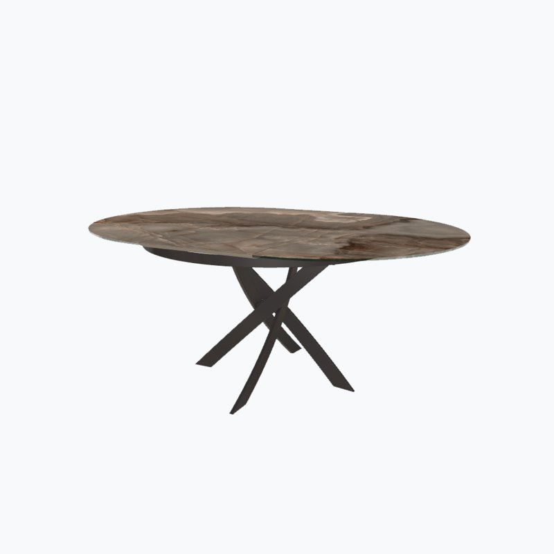 Bontempi Barone Extending Round Dining Table Bontempi Barone Extending Round Dining Table