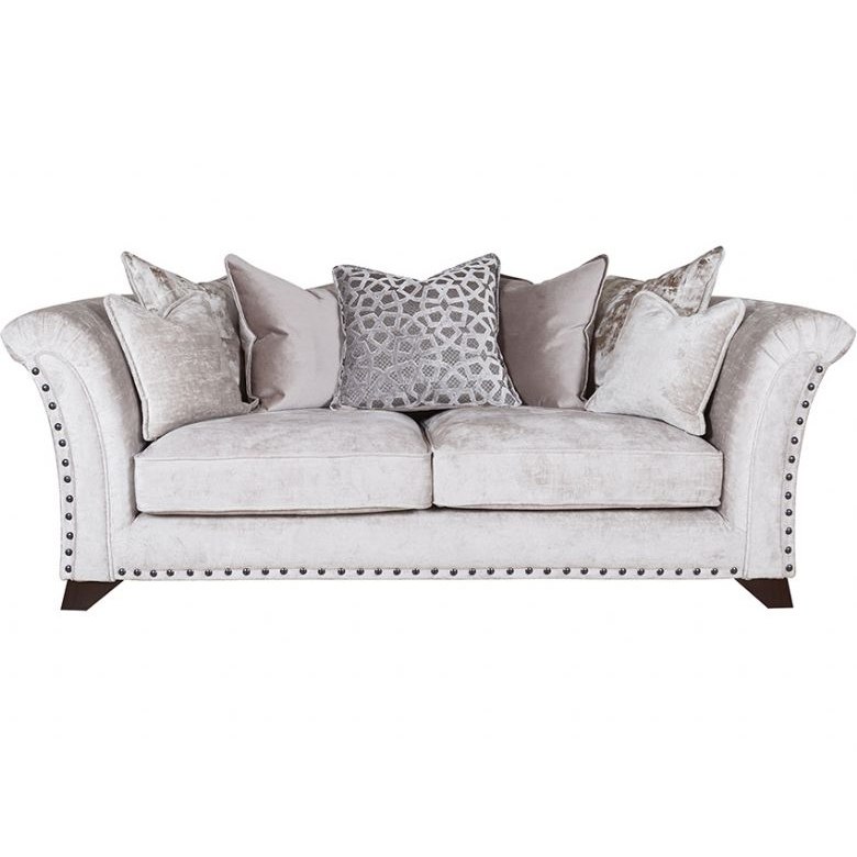 Lana Pillow Back Fabric 3 Seater Sofa Lee Longlands