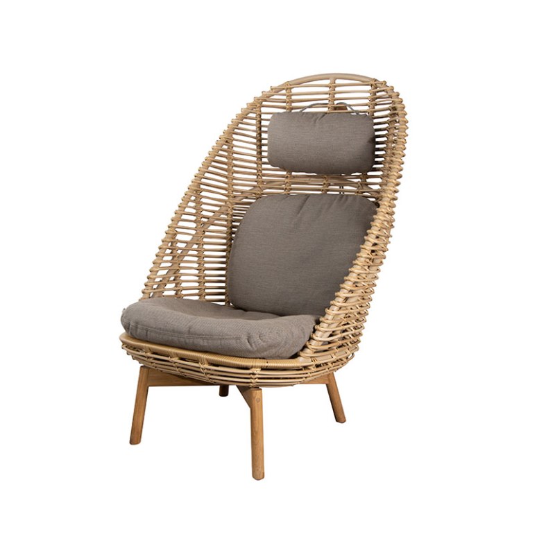 Wicker chair high back outlet