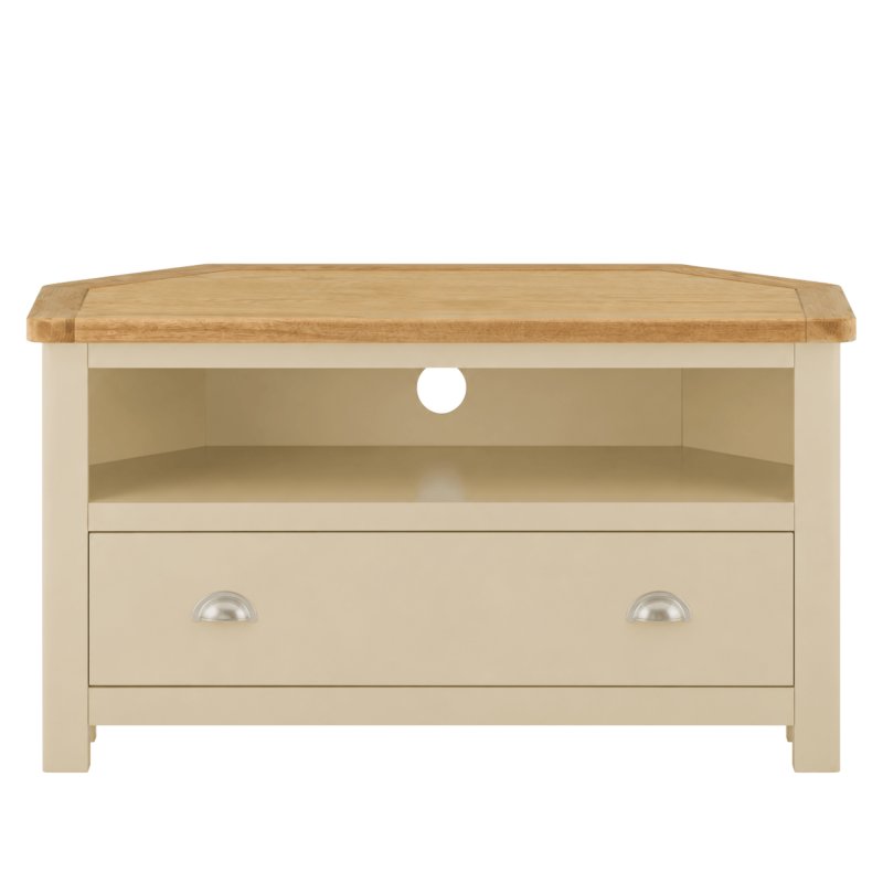 Hunningham Painted Corner TV Unit Hunningham Painted Corner TV Unit