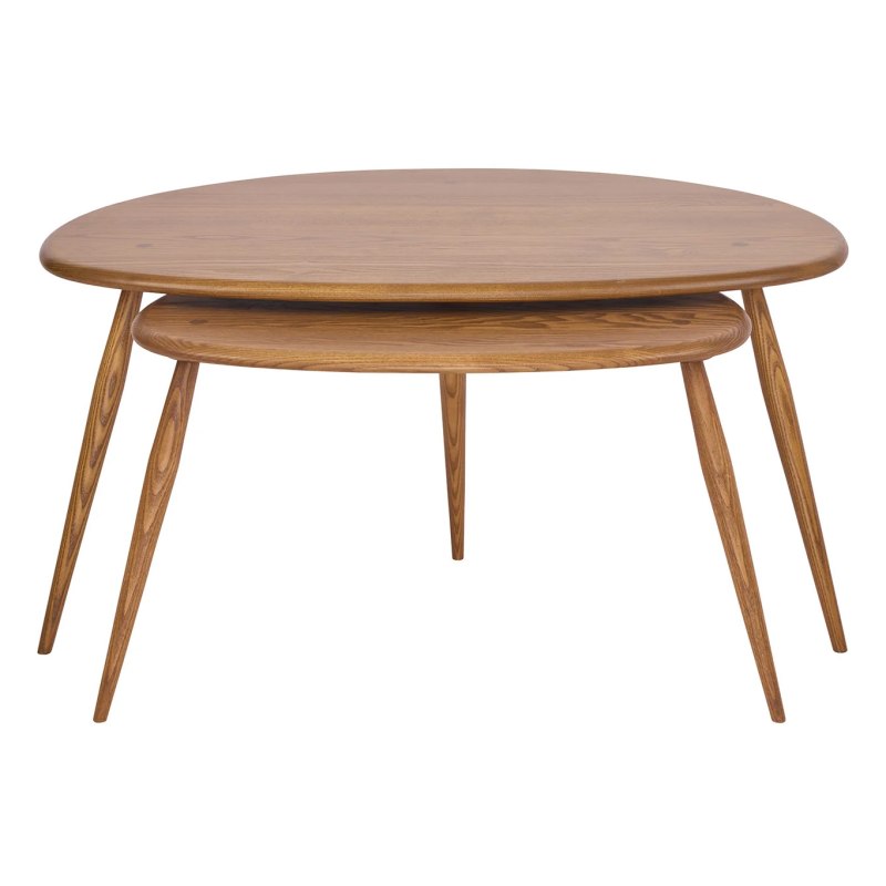 Ercol Originals Pebble Coffee Table Nest Ercol Originals Pebble Coffee Table Nest