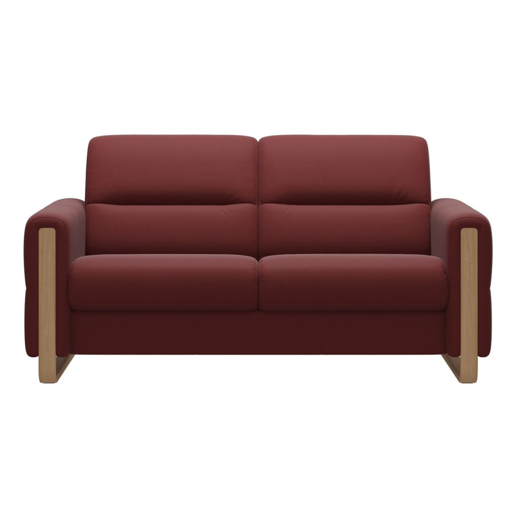 Stressless Fiona 2 Seater Sofa With Wooden Arms Stressless Fiona 2 Seater Sofa With Wooden Arms