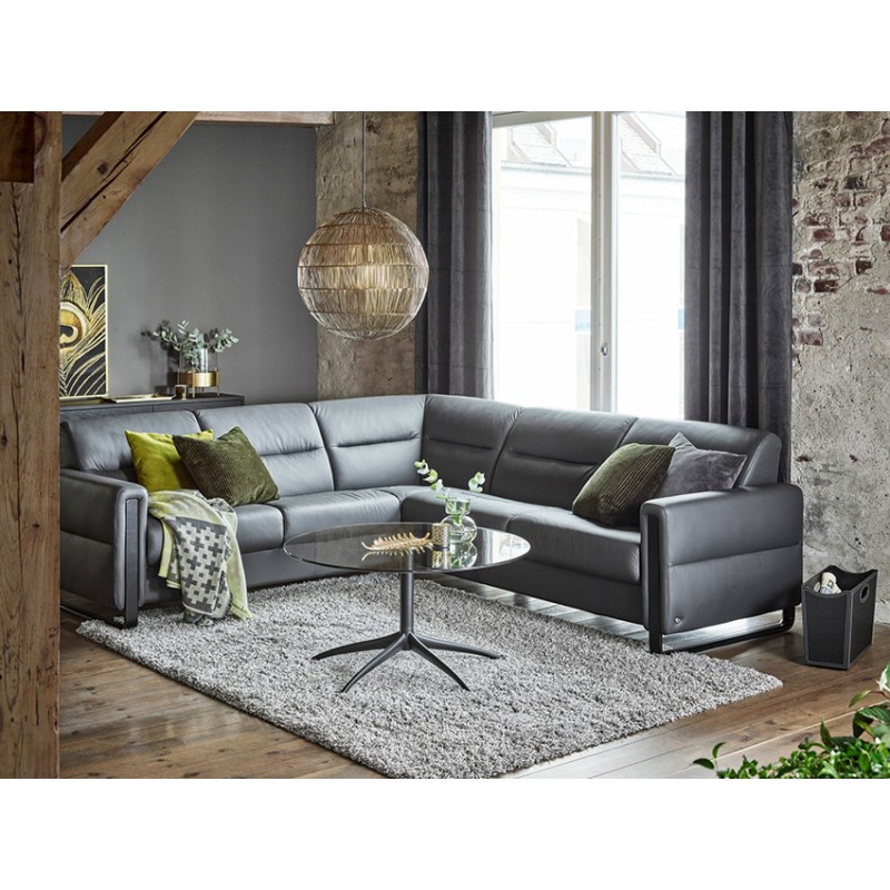 Stressless Fiona Seater Corner Sofa With Wooden Arm