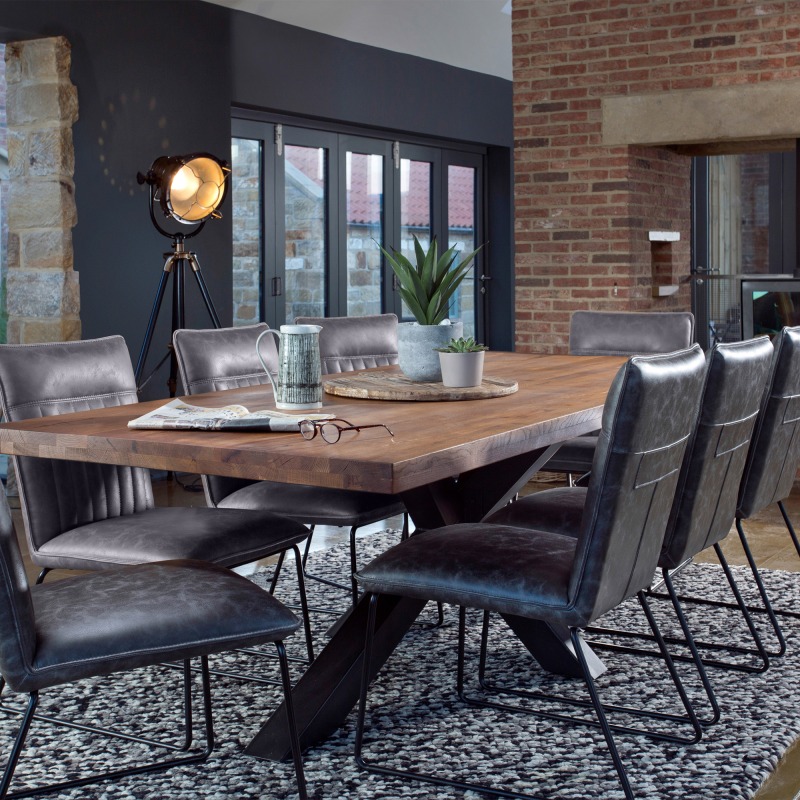 Quebec Dining Table & 4 Sam Dining Chairs Quebec Dining Table & 4 Sam Dining Chairs