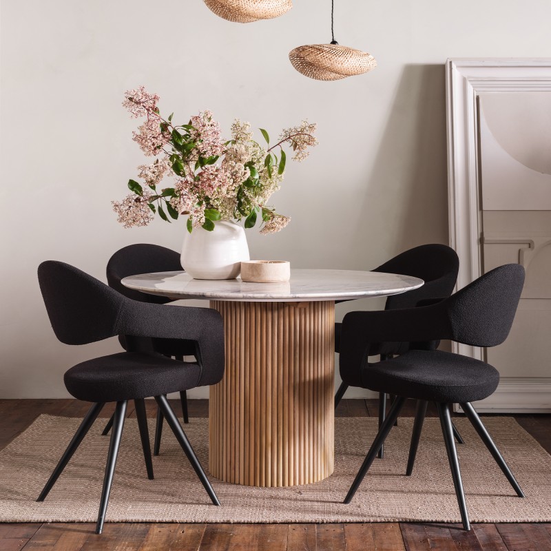Raffi Black Dining set Raffi Black Dining set