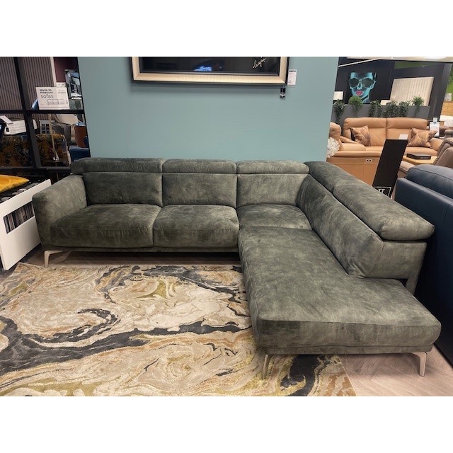 ROM Kingston Corner Chaise With Glider + Adjustable Headrests ROM Kingston Corner Chaise With Glider + Adjustable Headrests