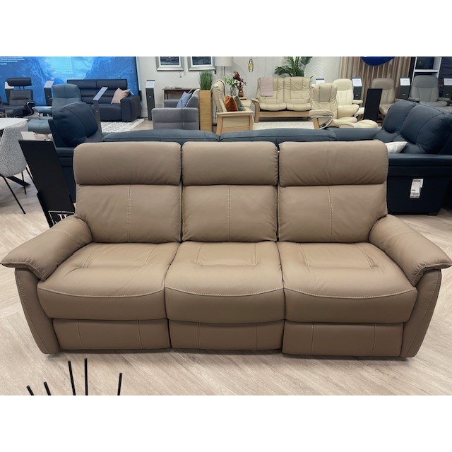 Leena 3 Seater Leather Power Recliner Leena 3 Seater Leather Power Recliner