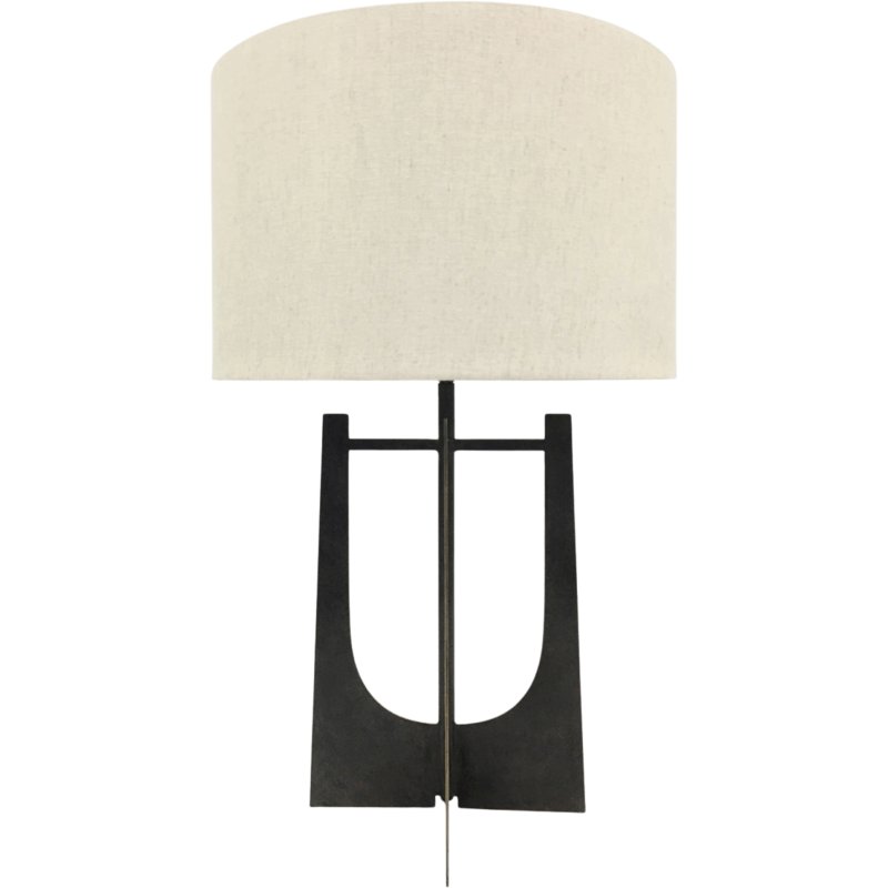 Glenthorpe Hammered Iron Table Lamp Glenthorpe Hammered Iron Table Lamp