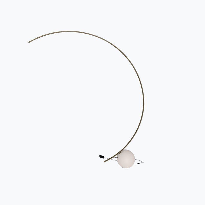 Bontempi Circle Light Floor Lamp | White Base Bontempi Circle Light Floor Lamp | White Base