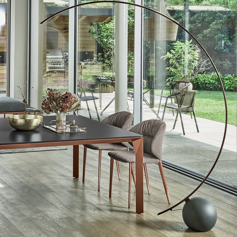 Bontempi Circle Light Floor Lamp | Anthracite Base Bontempi Circle Light Floor Lamp | Anthracite Base