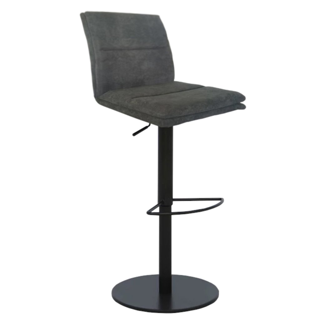 Fucino Swivel Adjustable Bar Stool - Grey Fucino Swivel Adjustable Bar Stool - Grey