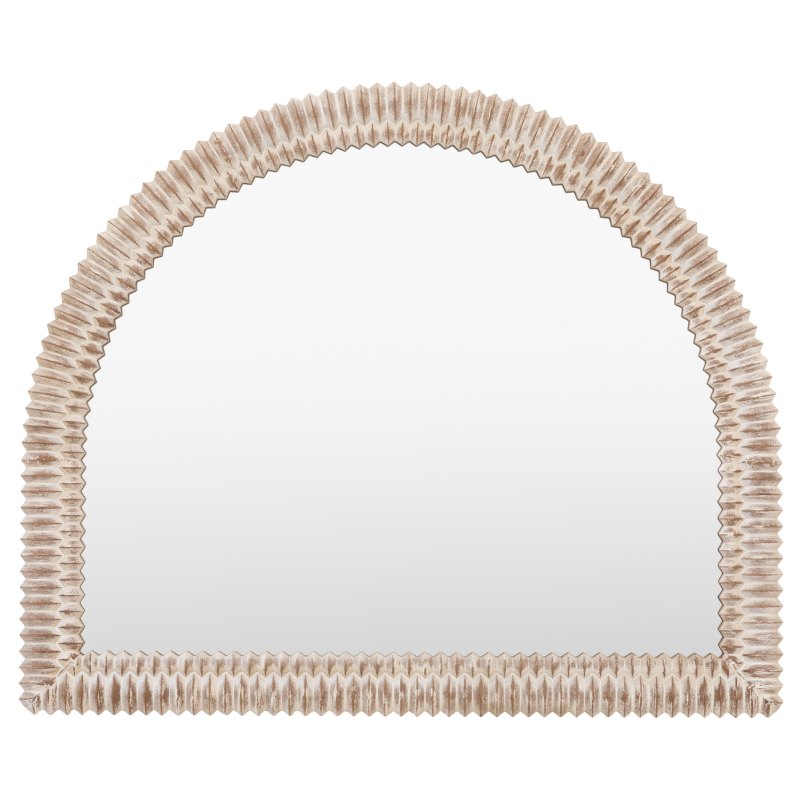 Pimlico Arch Overmantle Mirror in Whitewash Pimlico Arch Overmantle Mirror in Whitewash