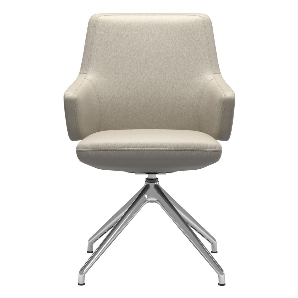 Stressless Vanilla Low Back Dining Chair w/arms- D350 Stressless Vanilla Low Back Dining Chair w/arms- D350