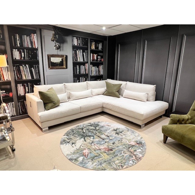 Sits Brandon Lux interiors RHF Corner Divan Sofa Sits Brandon Lux interiors RHF Corner Divan Sofa