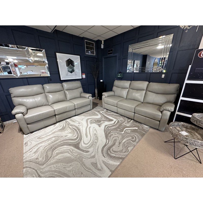 Scott 2x 3-Seater Electric Power Reclining Sofas (201cm) in Leather Scott 2x 3-Seater Electric Power Reclining Sofas (201cm) in Leather