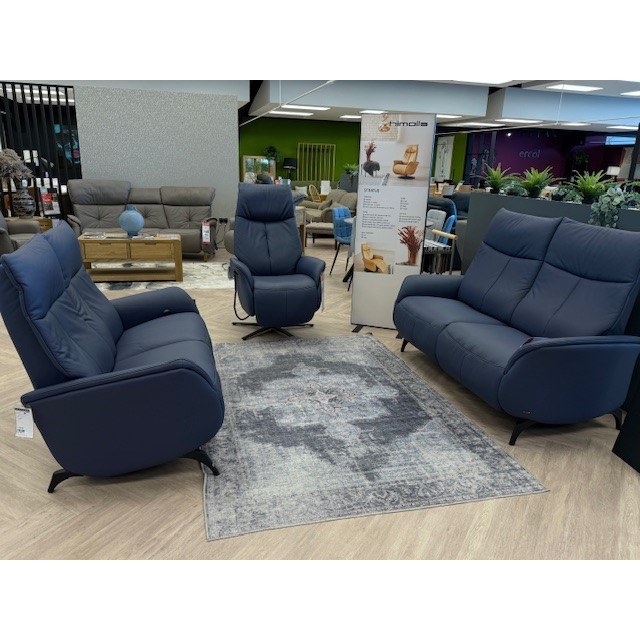 Himolla Stratus 2 Str Power Sofa, 2 Str Manual Sofa + XL Lift & Rise Power Chair With Massage Himolla Stratus 2 Str Power Sofa, 2 Str Manual Sofa + XL Lift & Rise Power Chair With Massage