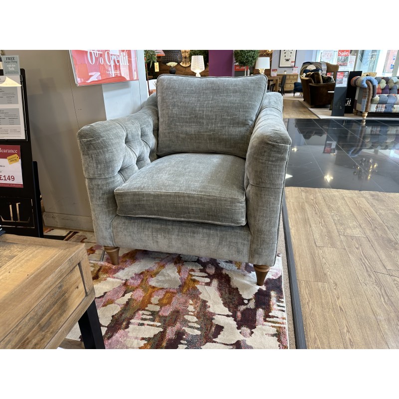 Bamburgh Chair with Renoir Fabric Wrap Bamburgh Chair with Renoir Fabric Wrap