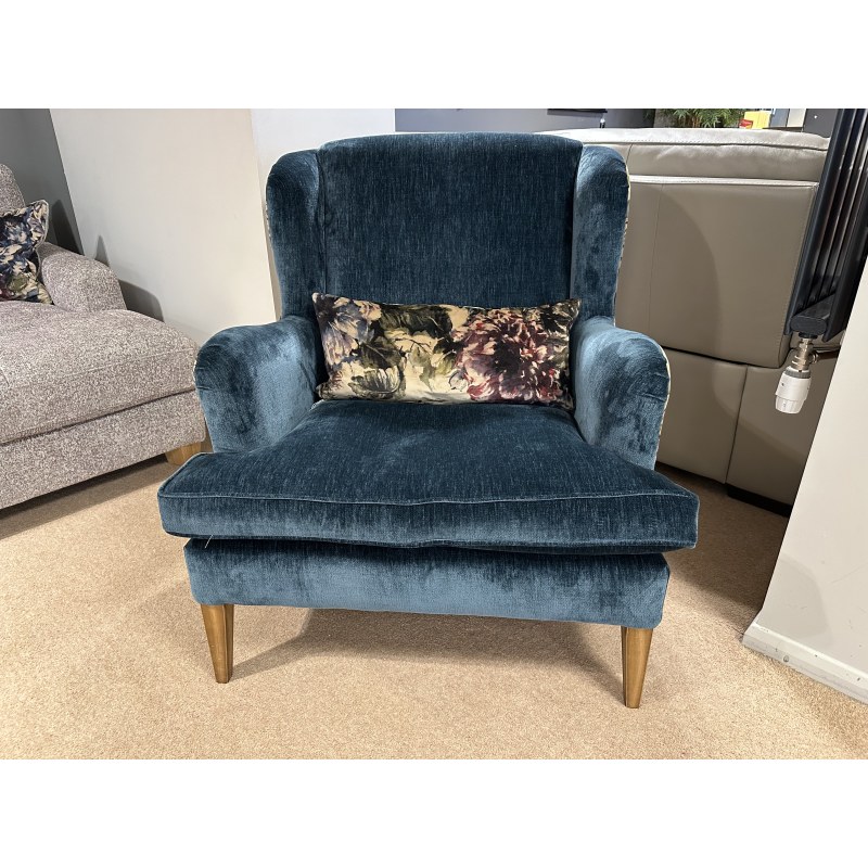 Bodium Chair with a Linwood Fabric Wrap Bodium Chair with a Linwood Fabric Wrap