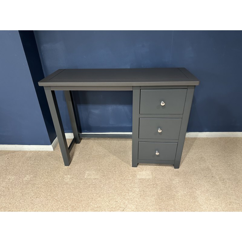 Hockley 3 Drawer Dressing Table in Charcoal Grey Hockley 3 Drawer Dressing Table in Charcoal Grey