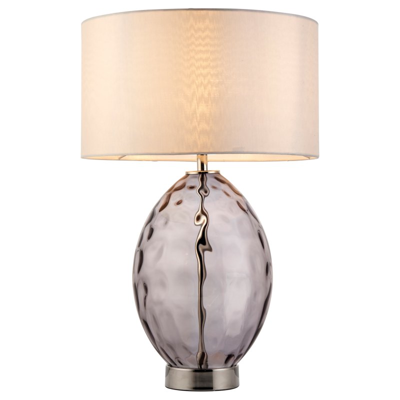 Elin Dimple Table Lamp – Grey Finish Elin Dimple Table Lamp – Grey Finish