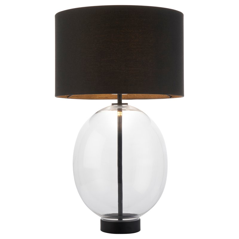 Kelda Oval Table Lamp – Black Finish Kelda Oval Table Lamp – Black Finish