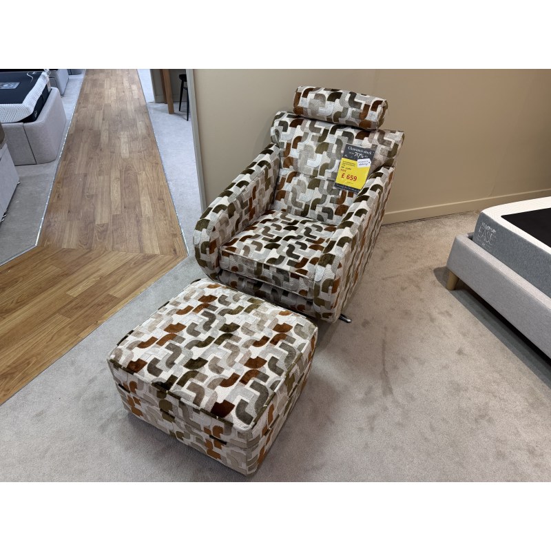 Olivia MAGNUS SWIVEL Chair WITH CHARLOTTE STOOL Olivia MAGNUS SWIVEL Chair WITH CHARLOTTE STOOL