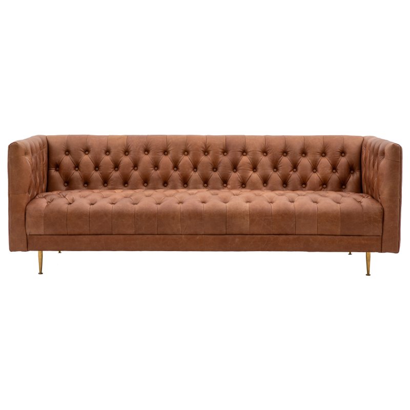 Dalton Antique Brown Leather Sofa Dalton Antique Brown Leather Sofa