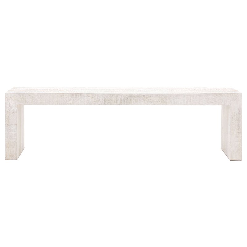 Iowa Whitewash Dining Bench Iowa Whitewash Dining Bench