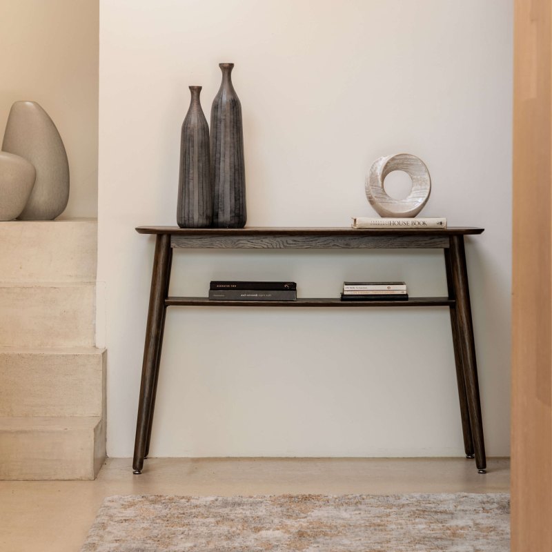 Gallery Direct Hatfield Smoked Console Table Gallery Direct Hatfield Smoked Console Table