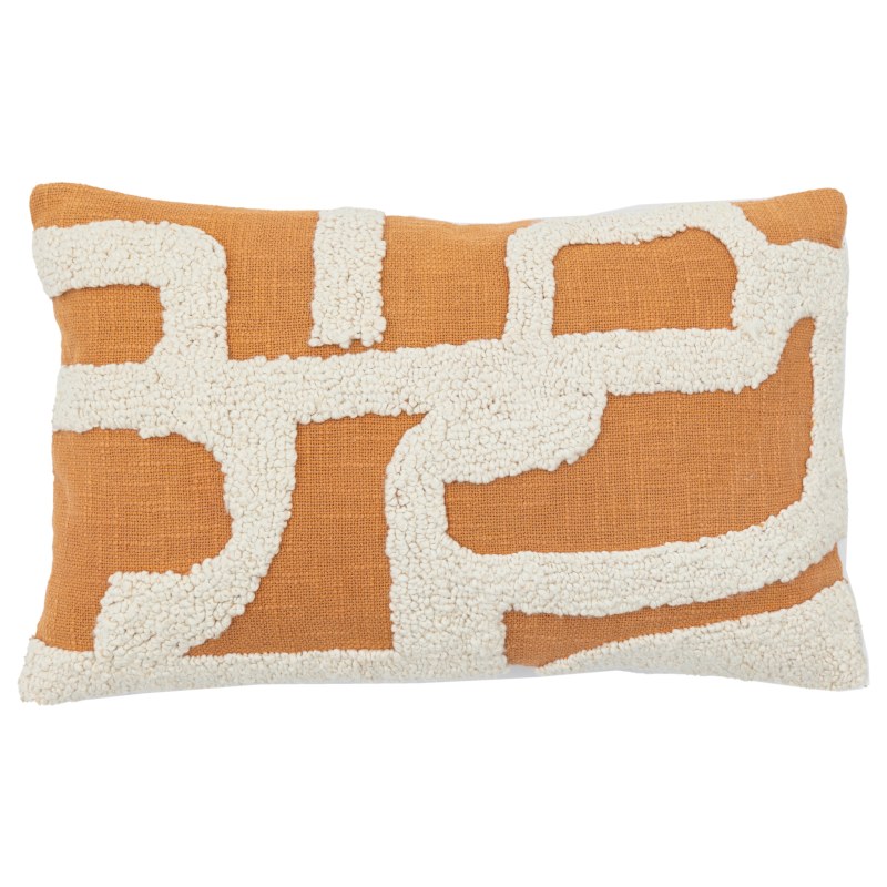 Kalho Apricot Embroidered Cushion Kalho Apricot Embroidered Cushion