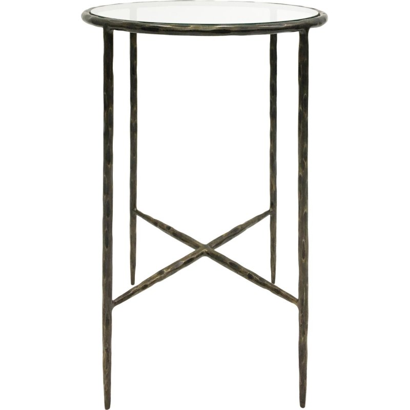 Patterdale Side Table Dark Bronze Finish Patterdale Side Table Dark Bronze Finish