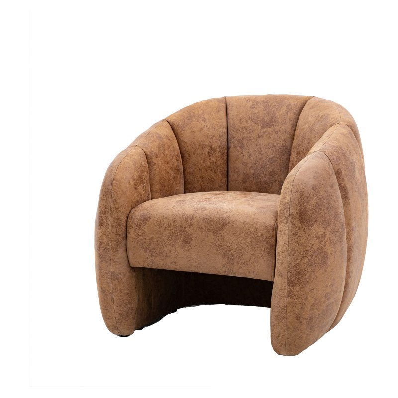 Atella Antique Tan Leather Chair Atella Antique Tan Leather Chair