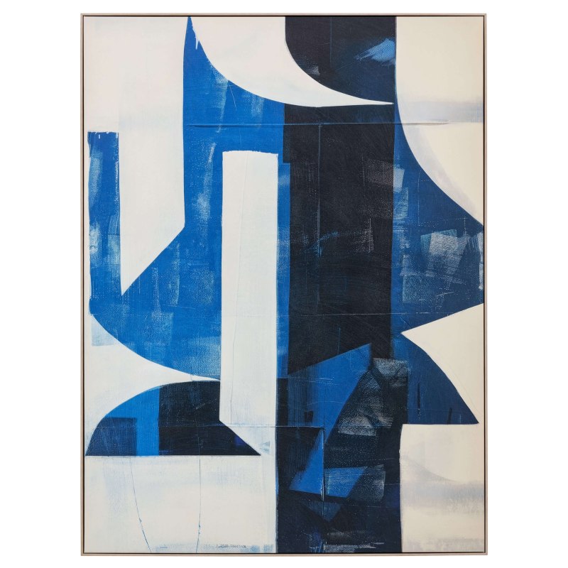 Cobalt Abstract Framed Canvas Cobalt Abstract Framed Canvas