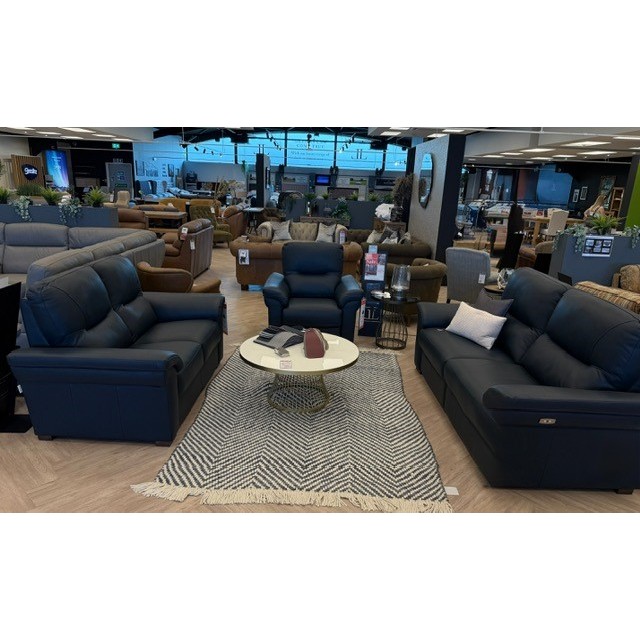 Eliza Leather 3 Seater Power + 2 Seater + Power Reclining Chair Eliza Leather 3 Seater Power + 2 Seater + Power Reclining Chair