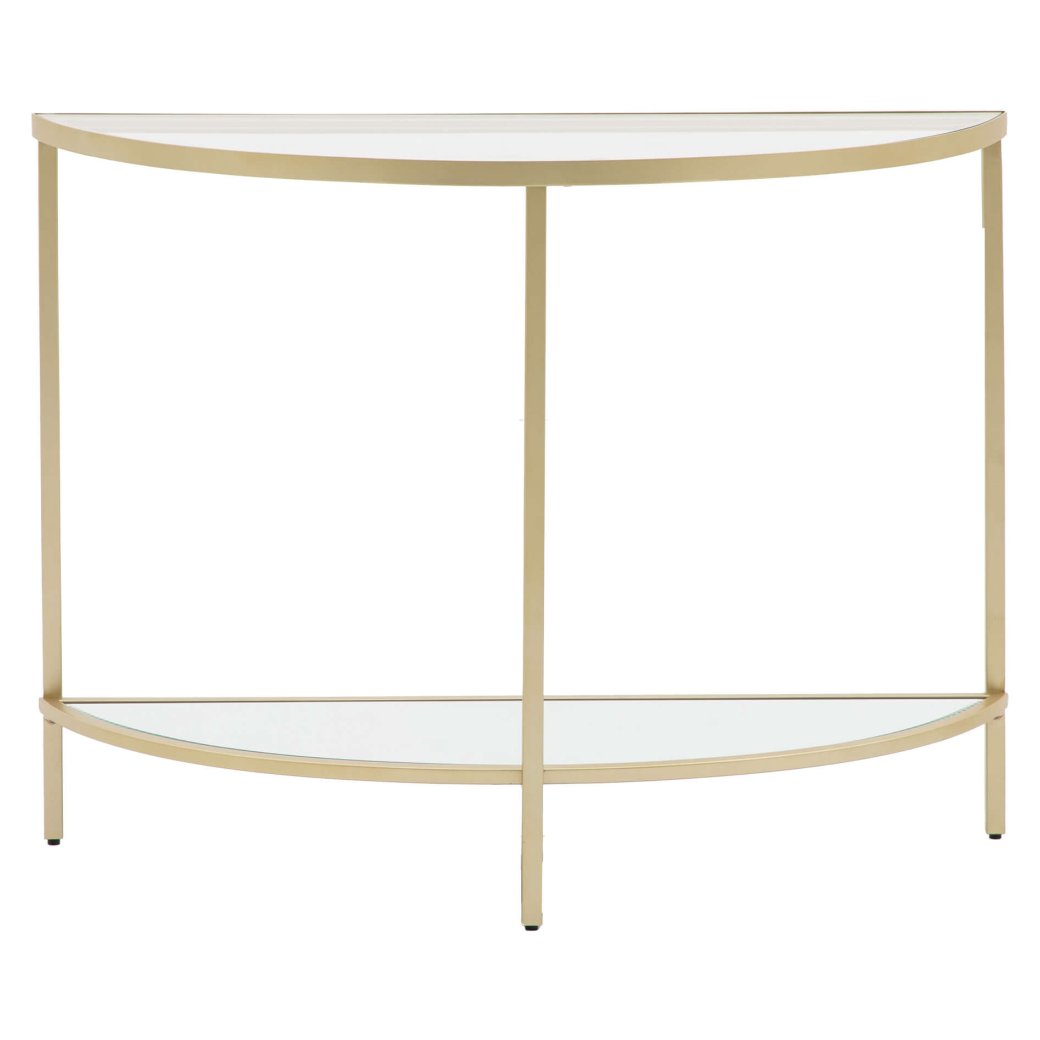 Gallery Direct Hudson Champagne Console Table Gallery Direct Hudson Champagne Console Table