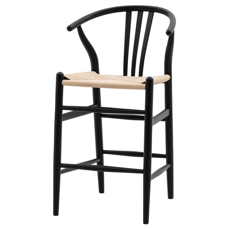 Whitney Black Bar Stool Whitney Black Bar Stool