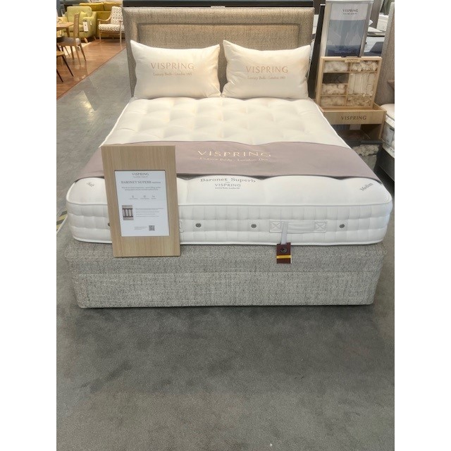 Vi Spring Baronet Superb Kingsize Divan & Headboard Vi Spring Baronet Superb Kingsize Divan & Headboard