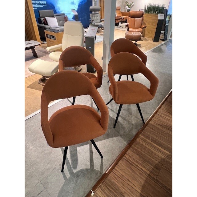 4x Jasmine Dining Chairs (Orange) 4x Jasmine Dining Chairs (Orange)