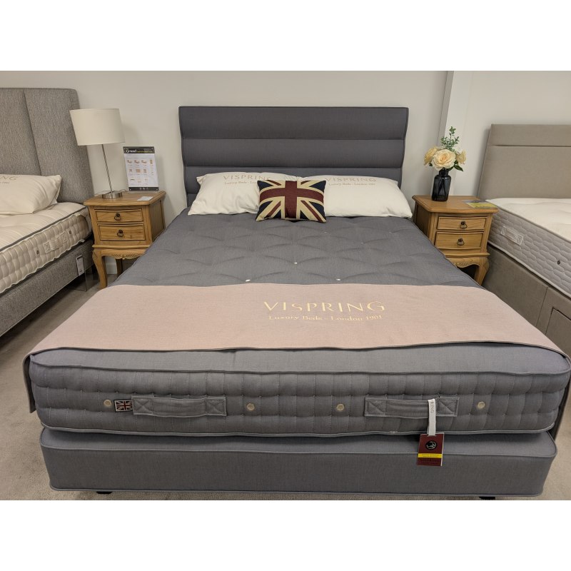 VI-SPRING, Elite 5' Mattress, De Luxe Base & Triton Headboard VI-SPRING, Elite 5' Mattress, De Luxe Base & Triton Headboard