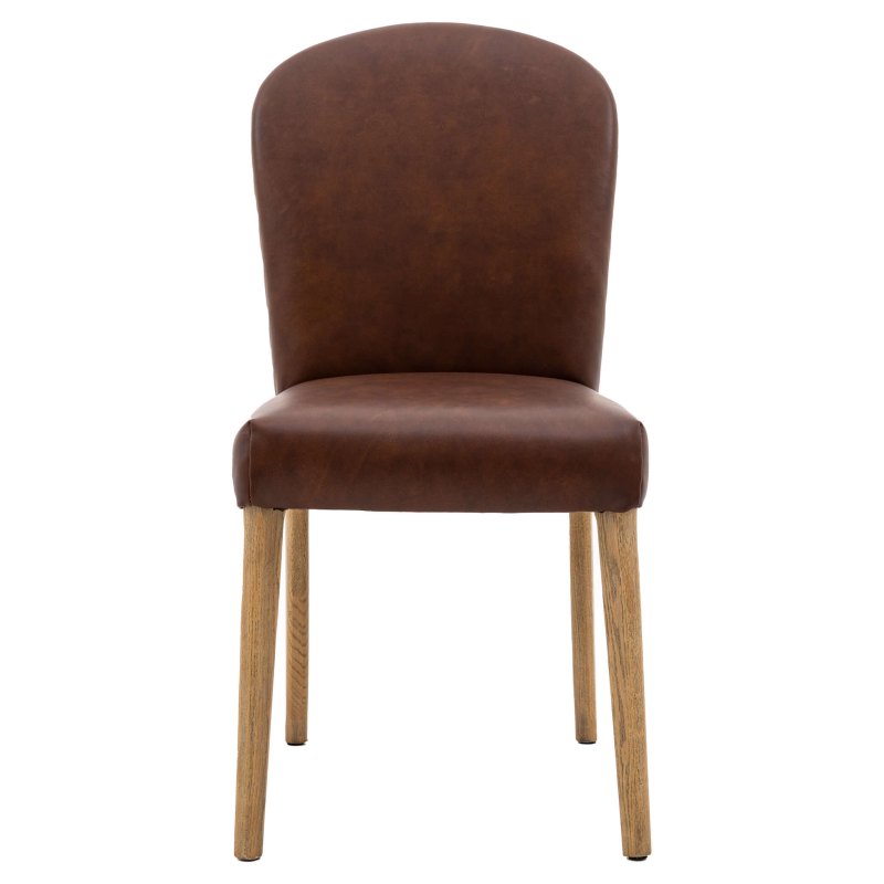 Gallery Direct Hinton Dining Chair, Leather Gallery Direct Hinton Dining Chair, Leather