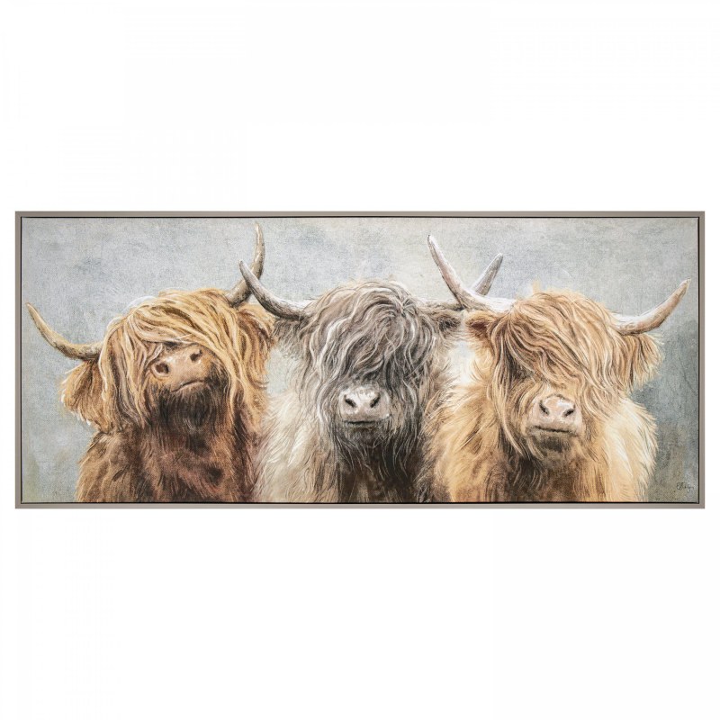 Three of a Kind Framed Canvas Three of a Kind Framed Canvas