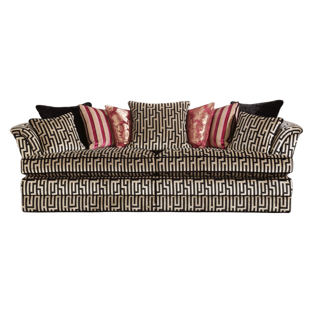 Gascoigne Rafello Hexagonal Back 3.5 Seater Sofa Gascoigne Rafello Hexagonal Back 3.5 Seater Sofa