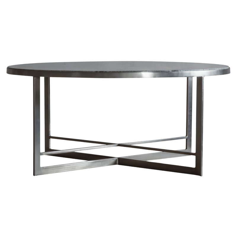 Necton Coffee Table, Silver Necton Coffee Table, Silver